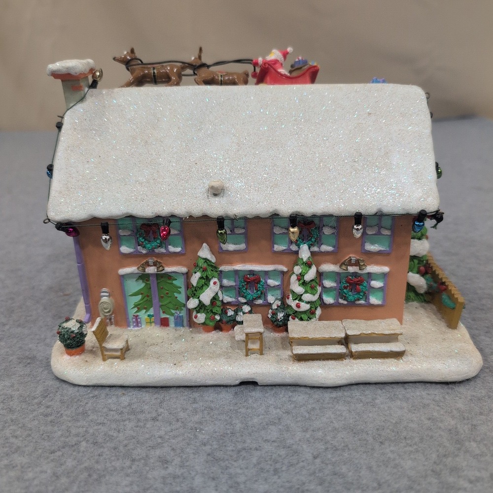 The Simpsons Christmas Village Ned Flanders House Seasons Greetings Light Up - Picture 4 of 10